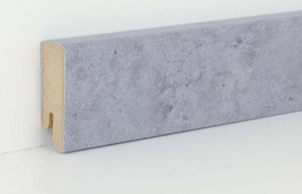 Szara, betonowa listwa przypodłogowa LM0265-041-S